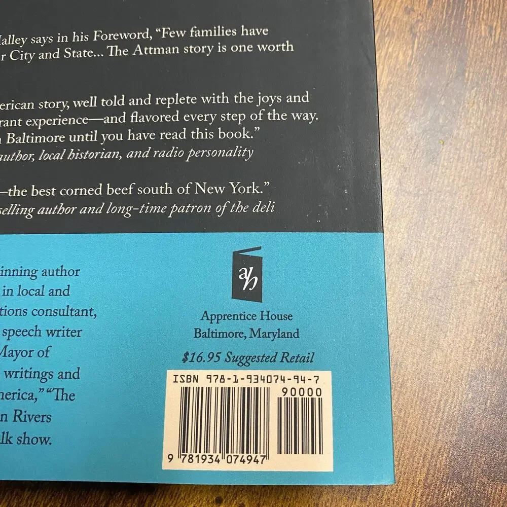 It All Started with a Deli : The Attmans of Lombard Street by M. Hirsh Goldberg